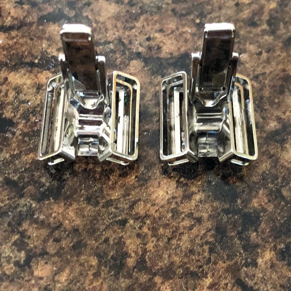 Vintage Silver/Black Matte Cuff Links - Picture 5 of 5